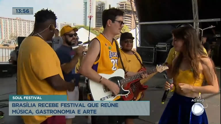 Vídeo: Festival Soul Brasília reúne música, gastronomia e arte na Torre de TV