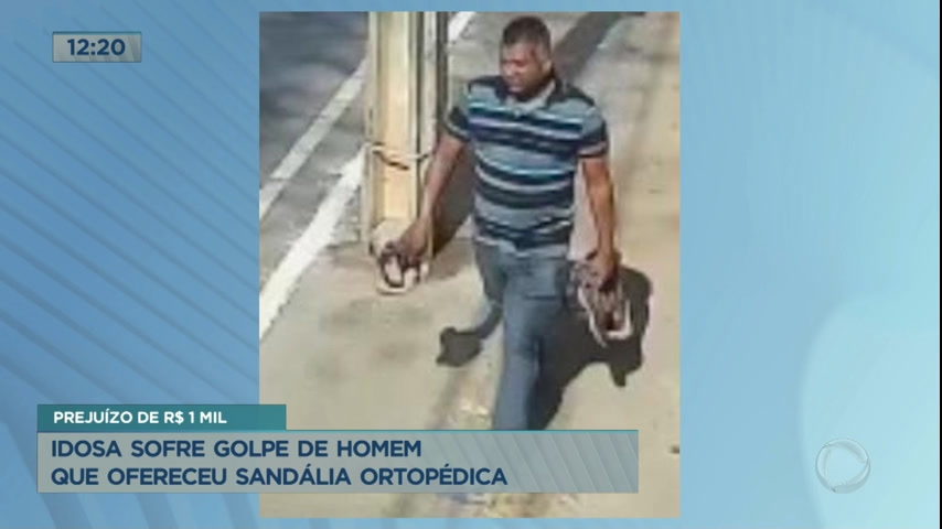 Vídeo: Idosa sofre golpe de homem que ofereceu sandália ortopédica