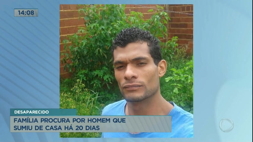 Vídeo: Família procura homem desaparecido há mais de 20 dias