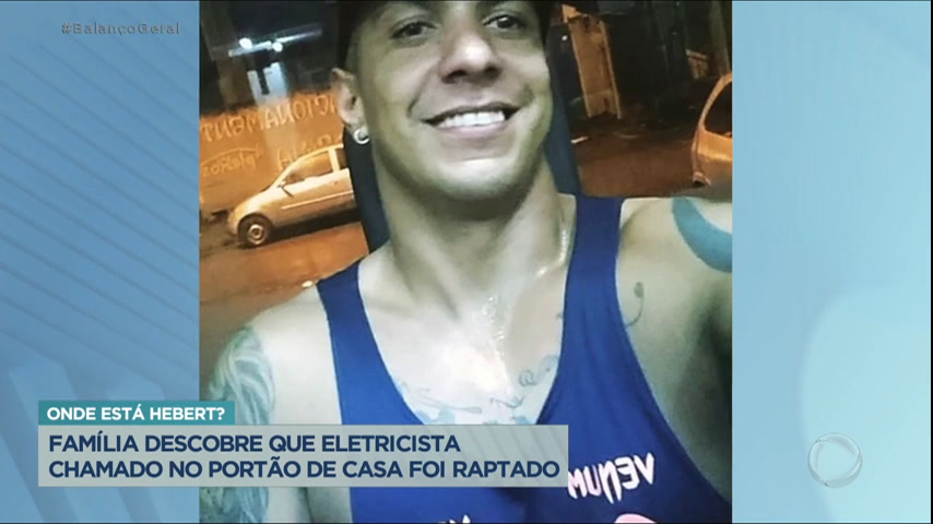 Vídeo: Eletricista é raptado na frente de casa em São Paulo