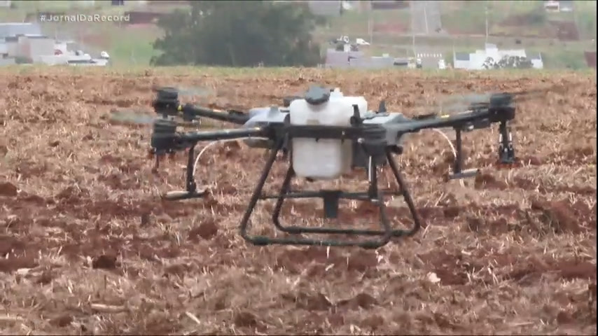 Vídeo: Uso de drones ajuda a diminuir o consumo de água nas lavouras do interior de São Paulo
