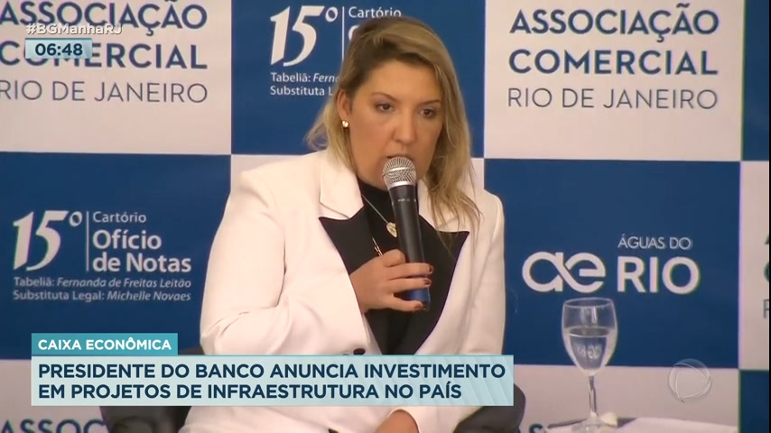 Vídeo: Presidente da Caixa Econômica anuncia investimento em infraestrutura em evento no Rio