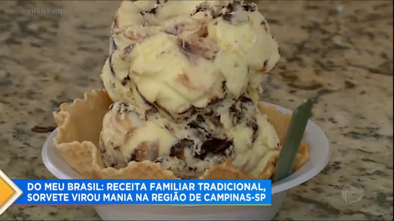Vídeo: Do Meu Brasil: sorvete Leitinho Trufado faz sucesso em Campinas (SP)