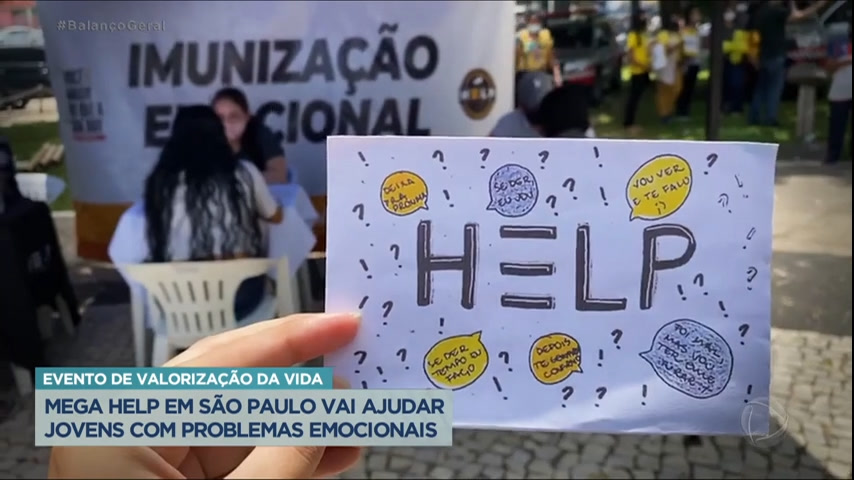 Vídeo: Evento Mega Help ajuda jovens com problemas emocionais