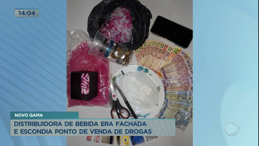 Vídeo: Polícia descobre ponto de venda de drogas no Novo Gama
