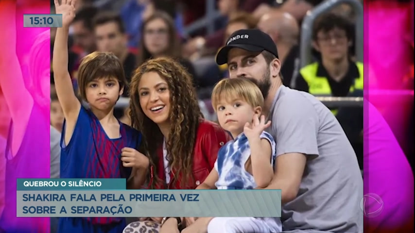 Vídeo: Shakira fala pela primeira vez sobre o término com Piqué