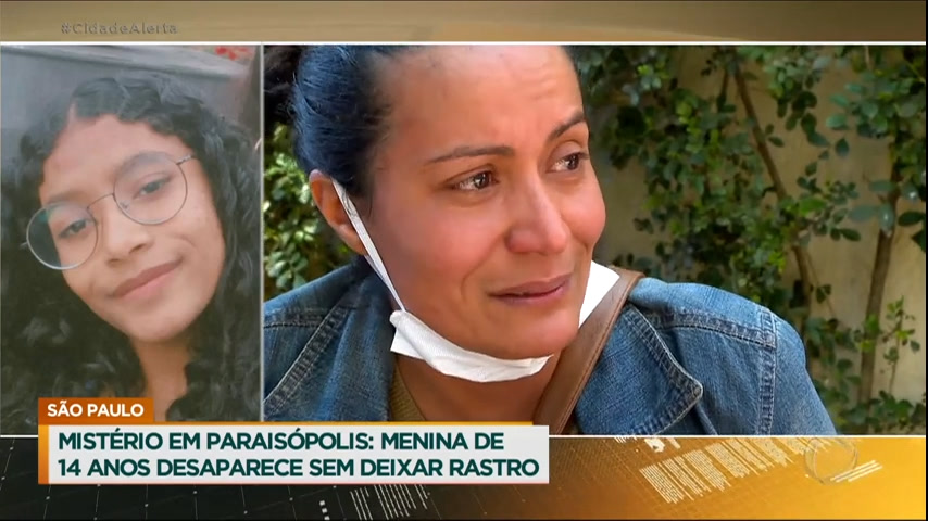 Vídeo: Mãe faz apelo para encontrar filha desaparecida em São Paulo