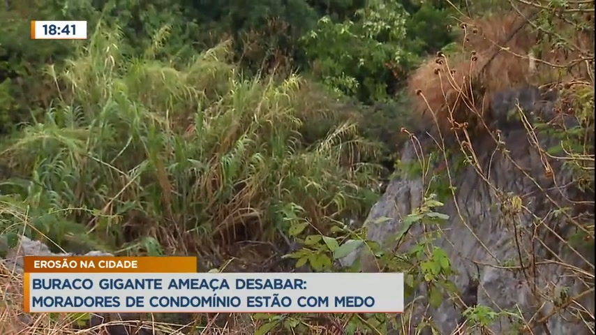 Vídeo: Erosão preocupa moradores de Valparaíso de Goiás