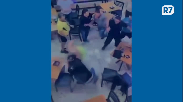 Vídeo: Casal é agredido em briga de bar em Samambaia (DF)