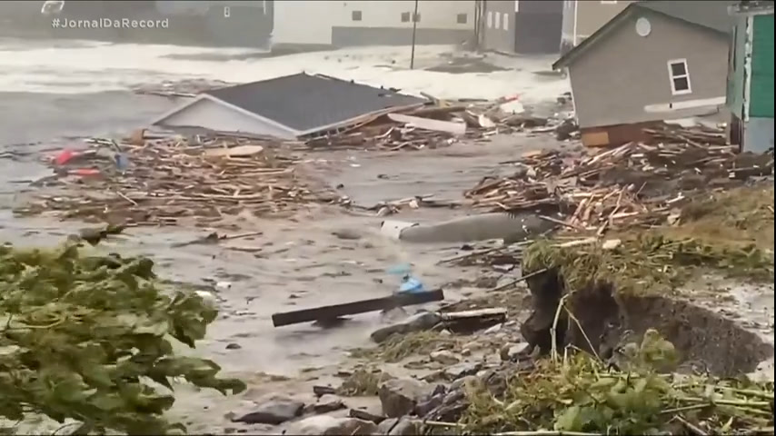 Vídeo: Ciclone tropical Fiona avança para a costa leste do Canadá