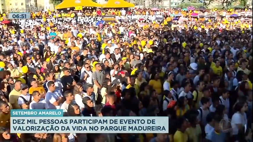 Vídeo: Parque de Madureira recebe evento de valorização da vida