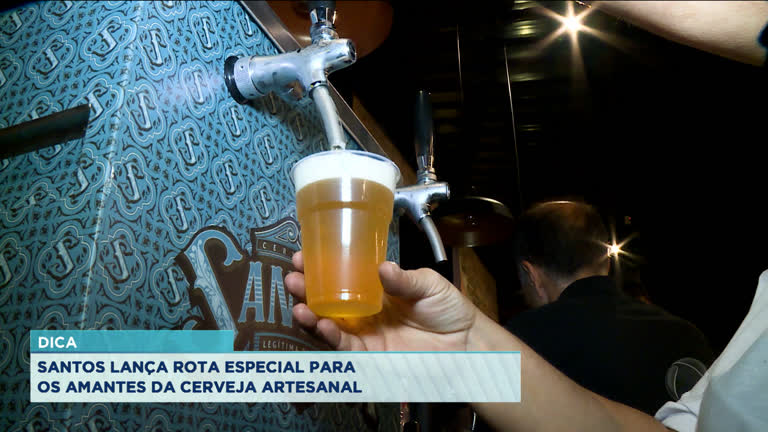 Vídeo: Rota da Cerveja é atração em Santos