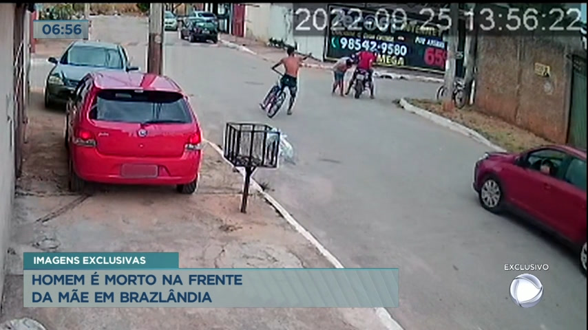 Vídeo: Homem é morto na frente da mãe em Brazlândia