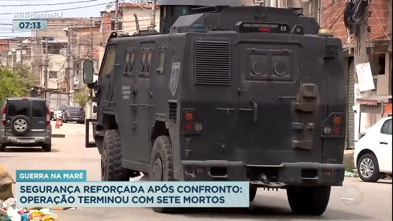 Vídeo: Polícia reforça segurança após operação no Complexo da Maré (RJ)