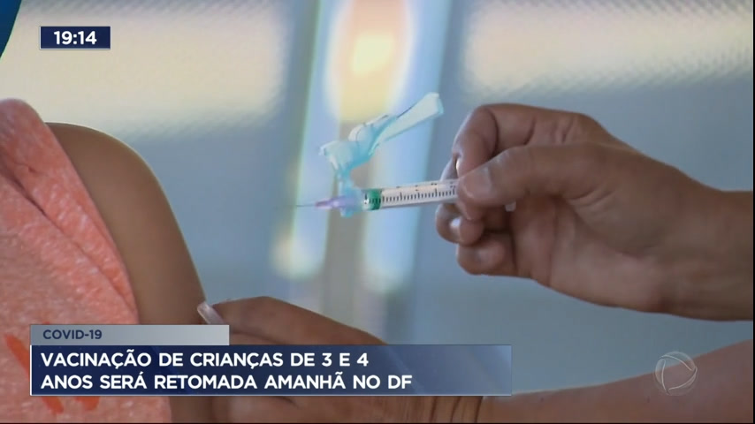 Vídeo: Vacinação infantil será retomada no DF nesta quarta (28)