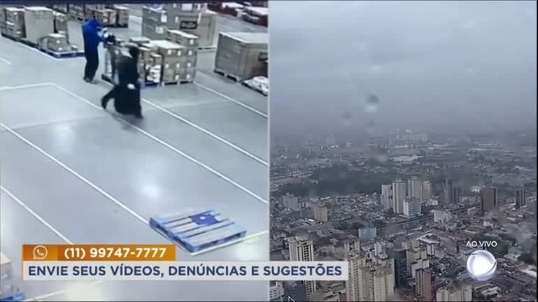 Vídeo: Quadrilha invade transportadora e rouba armas em Campinas (SP)