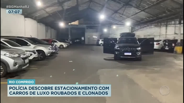 Vídeo: Polícia encontra estacionamento de carros de luxo clonados na zona norte