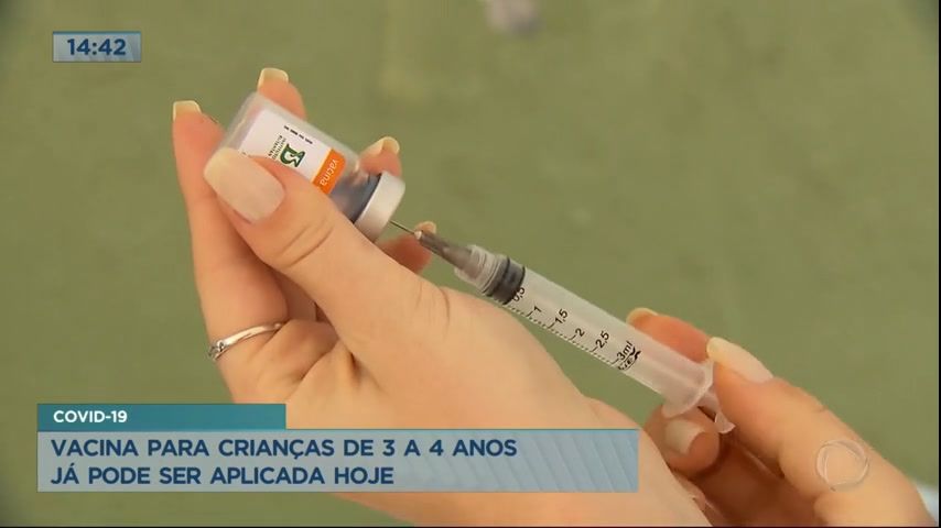 Vídeo: Vacina para crianças de 3 a 4 anos começa a ser aplicada no DF