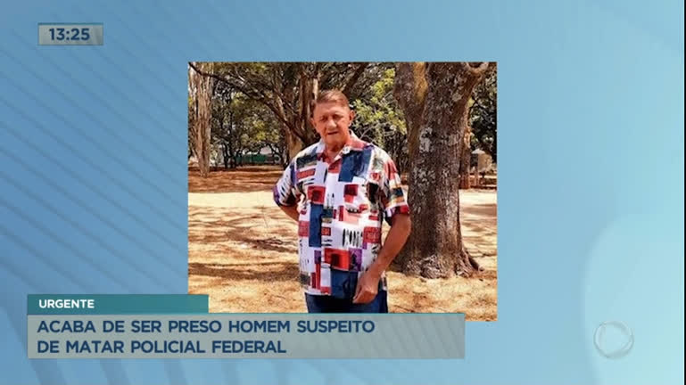 Vídeo: Suspeito de matar policial federal aposentado é preso