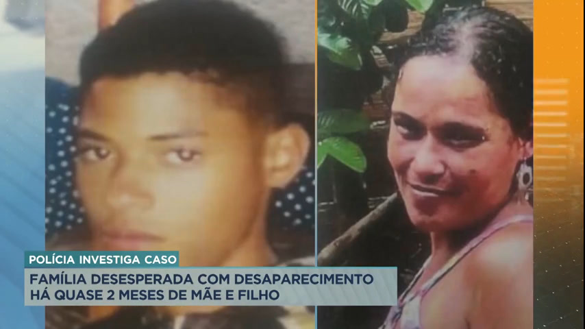 Vídeo: Família está desesperada com desaparecimento de mãe e filho