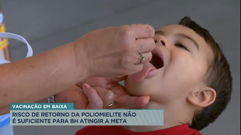 Vídeo: BH tem baixo índice de vacinação de crianças contra poliomielite