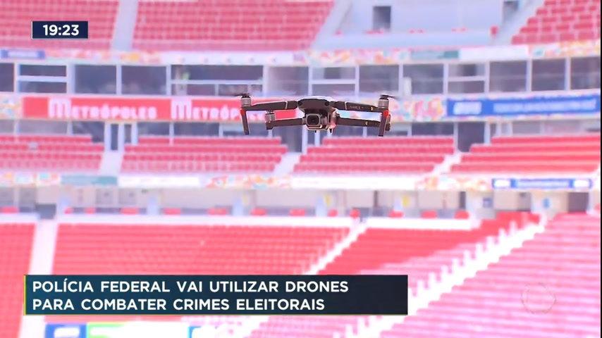 Vídeo: PF vai utilizar drones para combater crimes eleitorais