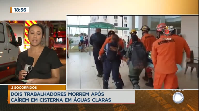 Vídeo: Duas pessoas morrem em acidente em cisterna em Águas Claras (DF)