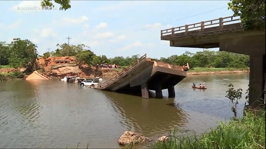 Vídeo: Desabamento de ponte provoca três mortes e deixa pelo menos 20 desaparecidos no Amazonas