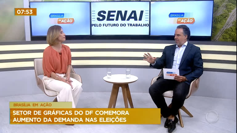 Vídeo: Brasília em Ação: setor de gráficas do DF comemora aumento da demanda nas eleições 2022