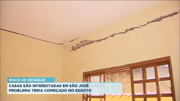 Vídeo: Defesa Civil interdita casas em risco em São José dos Campos