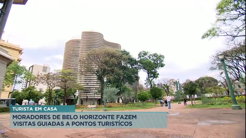 Vídeo: Moradores de Belo Horizonte fazem visitas guiadas a pontos turísticos