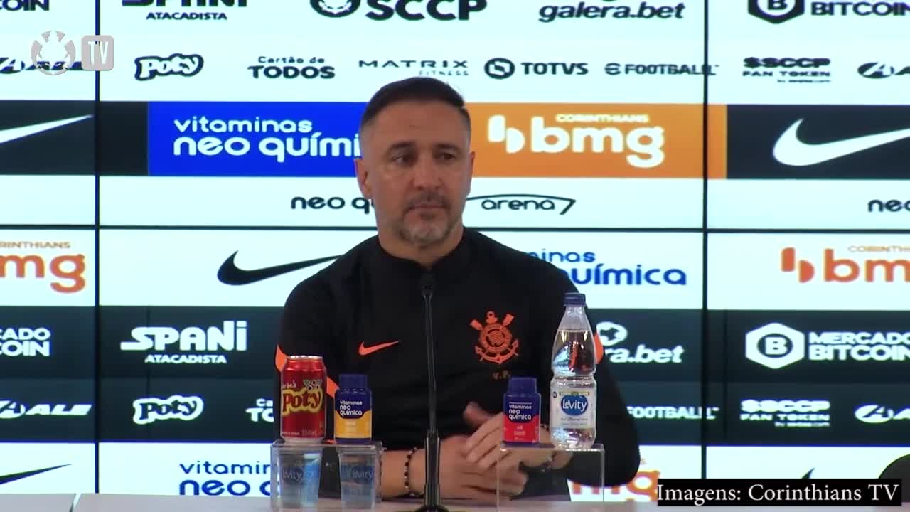 Vídeo: Vítor Pereira cita dificuldades contra o Atlético-GO: 'Não fizemos o jogo que eu esperava'