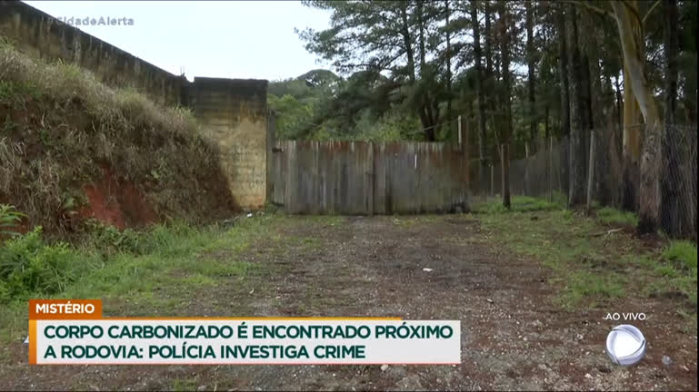 Vídeo: SP: corpo carbonizado é encontrado próximo à rodovia Régis Bittencourt