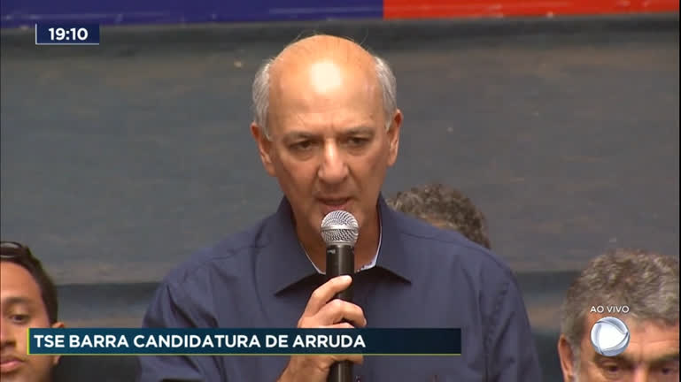 Vídeo: TSE barra candidatura de ex-governador Arruda
