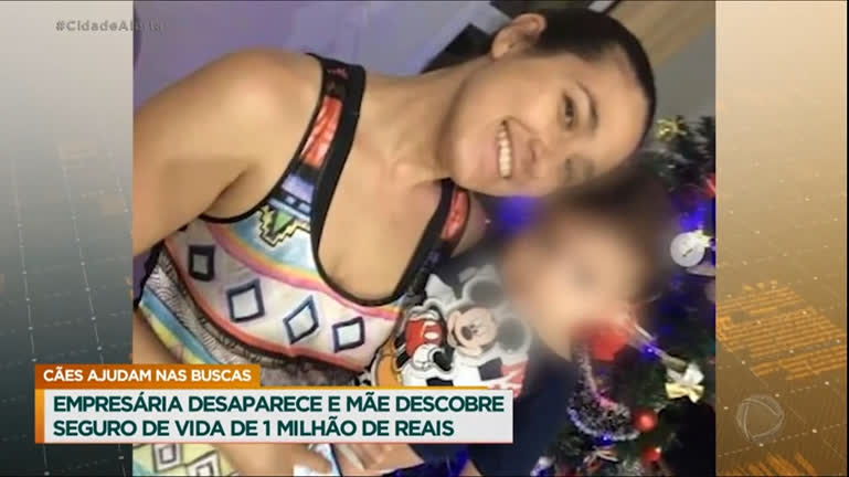 Vídeo: Empresária desaparecida há oito dias fez seguro de vida de R$ 1 milhão