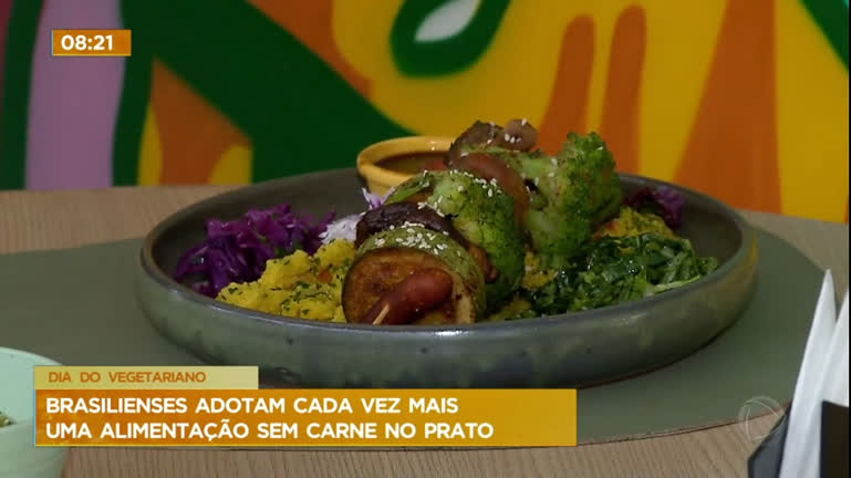 Vídeo: Brasilienses adotam cada vez mais alimentação sem carne