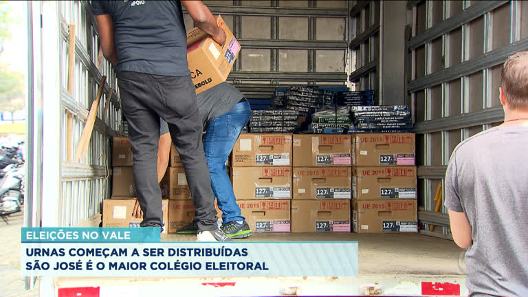 Vídeo: Eleições 2022: Urnas começam a ser distribuídas em São José dos Campos