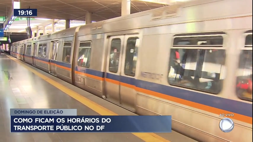 Vídeo: Confira como ficam os horários do transporte público no DF
