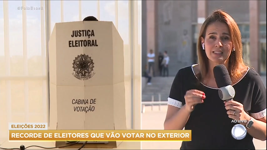 Vídeo: Número de brasileiros que vão votar fora do país atinge recorde em 2022