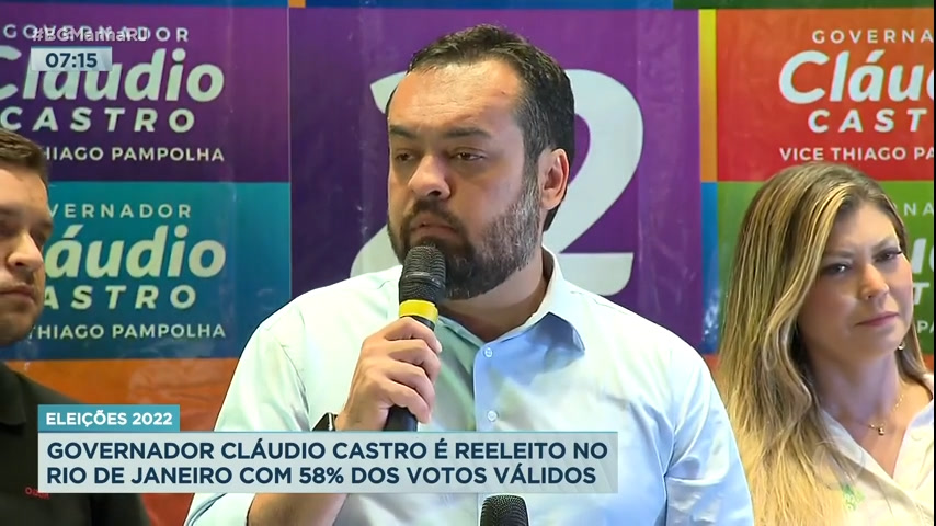 Vídeo: Claudio Castro é reeleito a governador do Rio