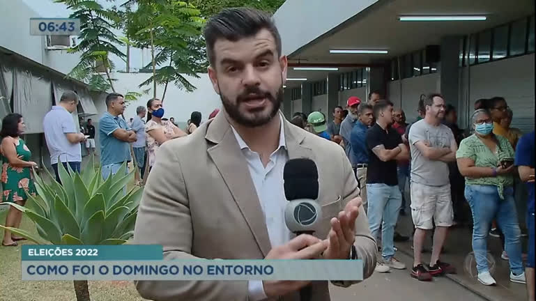 Vídeo: Veja como foi o domingo de votação nas cidades do Entorno do DF