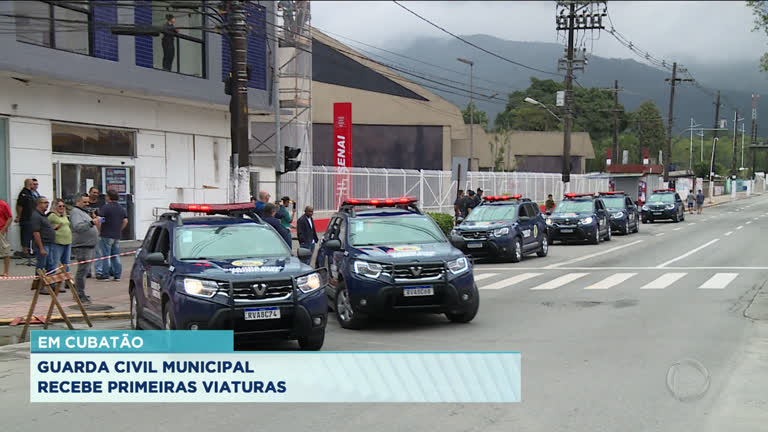 Vídeo: Guarda Civil Municipal de Cubatão recebe viaturas