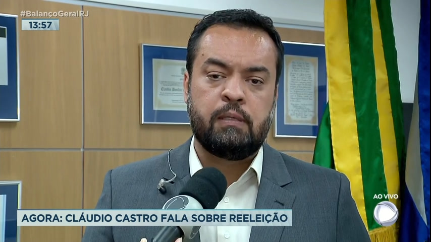Vídeo: Cláudio Castro fala em união após ser reeleito como governador do RJ
