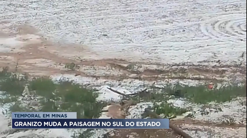 Vídeo: Imagens mostram cidades mineiras após forte temporal