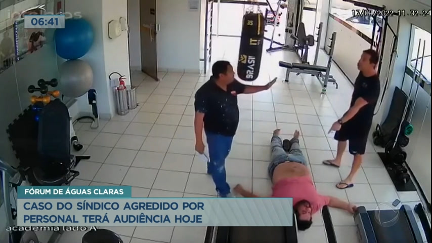 Vídeo: Audiência sobre caso do síndico agredido em Águas Claras está marcado para tarde desta terça (4)