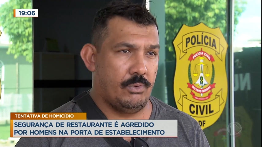 Vídeo: Segurança de restaurante é agredido no Paranoá