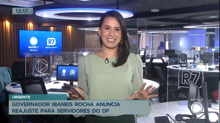 Vídeo: Ibaneis Rocha anuncia reajuste para servidores do DF