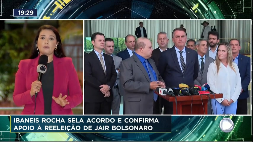 Vídeo: Ibaneis declara apoio à reeleição de Bolsonaro