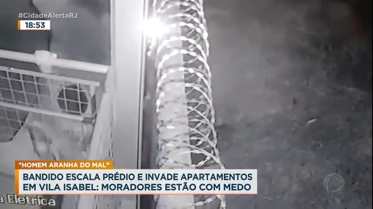 Vídeo: Imagens mostram "homem-aranha" do crime em ação em Vila Isabel