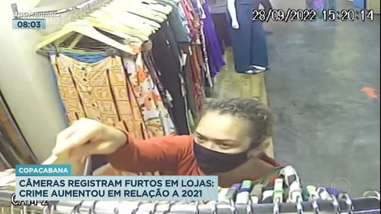 Vídeo: ISP aponta aumento de furtos em Copacabana (RJ)